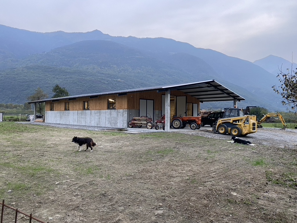 Capannone agricolo in Valtellina